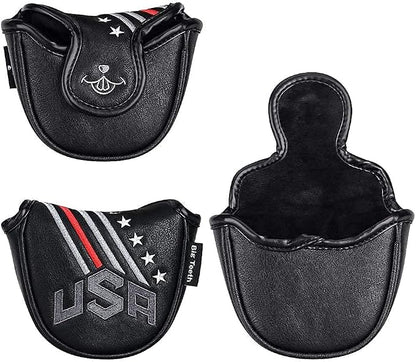 Big Teeth Golf Cover USA Stripe and Star Headcover Covers, Driver Fairway Wood - Image 4
