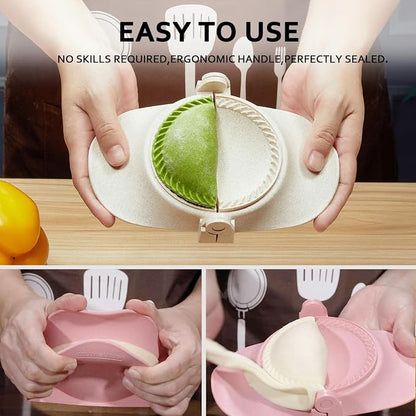 Empanada Maker Press, 6-Inch Extra Large Dumpling Maker Set - Image 5