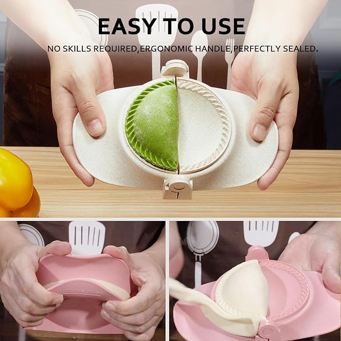 6 Inch Empanada Maker Press, Extra Large Dumpling Maker Set - Image 5