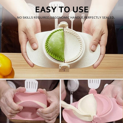 6 Inch Empanada Maker Press, Extra Large Dumpling Maker Set - Image 5
