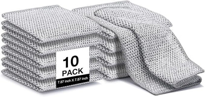 Inkhut Non Scratch Wire Dishcloth, Reusable Steel Wool Scrubber by INKHUT