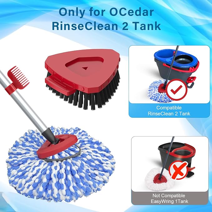 2 Pack Spin Mop Heads Replacement Compatible - Image 2