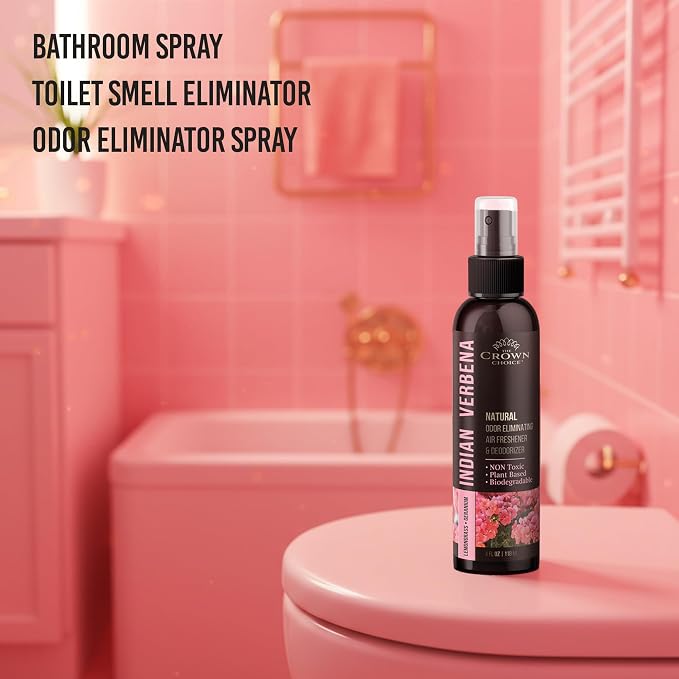 Non-Toxic Odor Eliminator, Natural Geranium & Lemongrass Air Freshener Spray - Image 9
