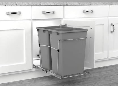 Rev-A-Shelf Double Pullout Trash Can - Image 6
