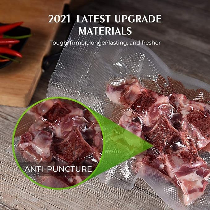 Vacuum Sealer Bags for Food，Seal a Meal Bags Rolls，8inx20 Rolls 2 - Image 5
