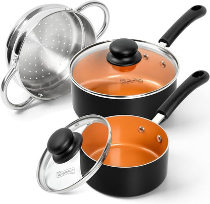 MICHELANGELO Nonstick Sauce Pan by Michelangelo