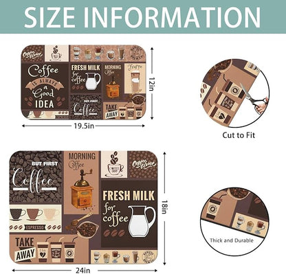 Dish Drying Mat for Kitchen Counter 2 Pack - Image 5