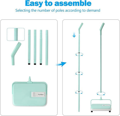 Eyliden Carpet Sweeper, Mini Size Lightweight Hand Push - Image 7
