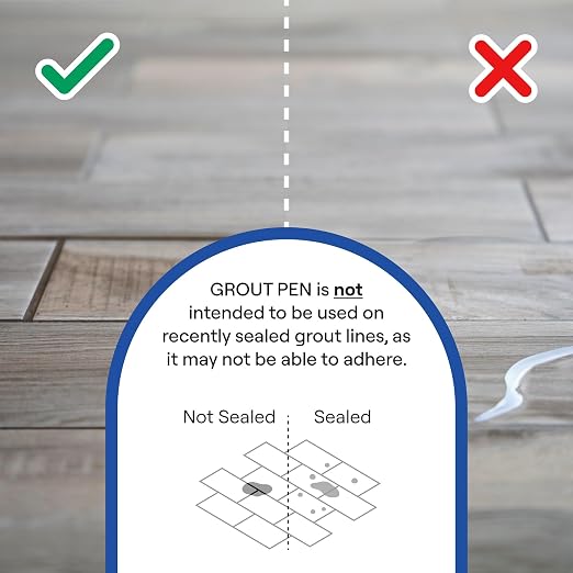 Grout Pen Black Tile Paint Marker: Waterproof Grout Paint, Tile Grout Colorant - Image 5