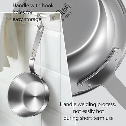 18/10 Stainless Steel Butter Warmer, 13.5 fl oz, Baby Food, Egg Pan, Compatible - Image 6