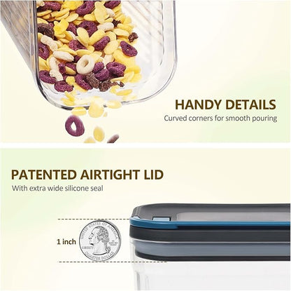 4 PACK Dog Treat Container 0.6 Qt*2+1.5 Qt+3.4 Qt, Airtight Food Storage - Image 3