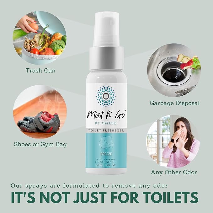 Mist N' Go Omaze Travel Bathroom Spray - Image 5