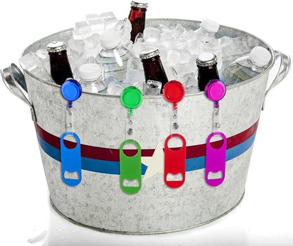 Honoson 8 Pieces Retractable Bottle Opener Bartender Flat Beer Opener - Image 7