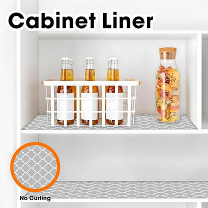 Drawer and Shelf Liner for Kitchen Cabinets Non-Adhesive, Non-Slip Cabinet - Image 7