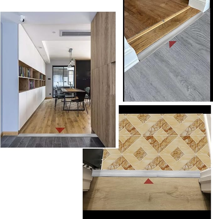Floor/Door Flat Transition Strip & Self-Adhesive Vinyl Edge Trim - Image 5