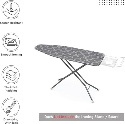 Encasa XO Ironing Board Cover and Pad 49"x18" - Image 3