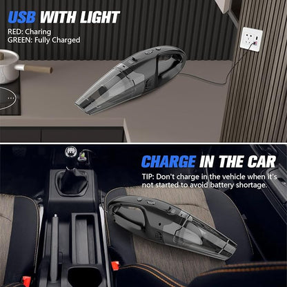 Handheld Vacuum Cordless Rechargeable 3-in-1, Car Vacuum Portable Cordless - Image 6
