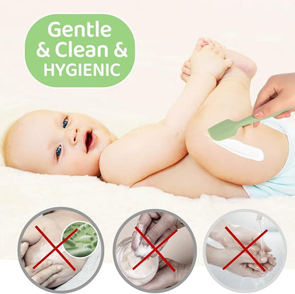 Diaper Spatula with Case, 3 Pack Baby Diaper Cream spatulas with 3 Storage Boxes - Image 3