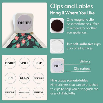 Reusable Paper Towels, Swedish Dishcloths - Image 7