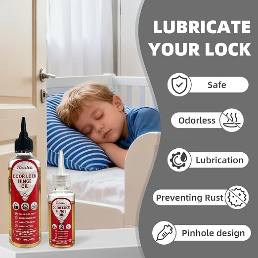 Realth Garage Door Lube -Door Hinge Lubricant - Image 2