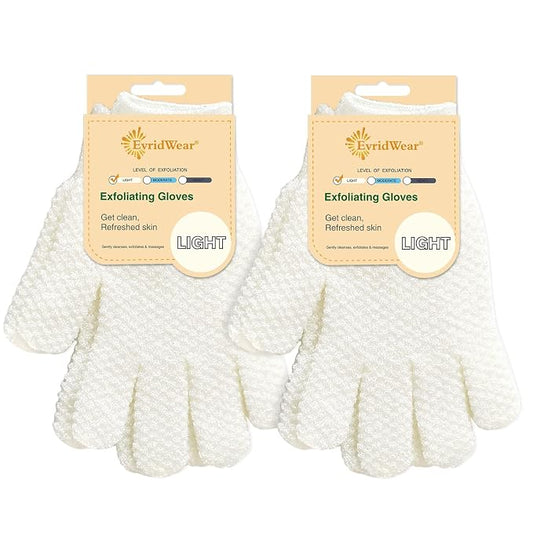 Evridwear Exfoliating Dual Texture Bath Gloves by Evridwear