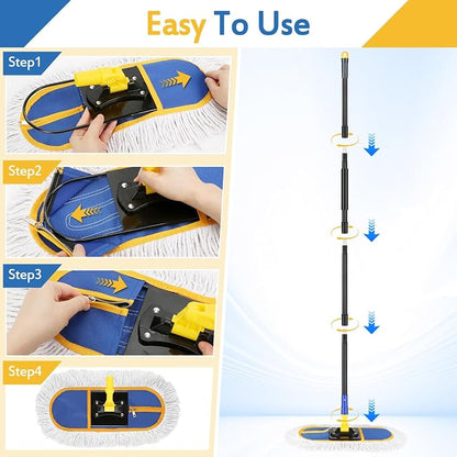 16 Inch Commercial Dust Mop for Floor Cleaning - Image 7