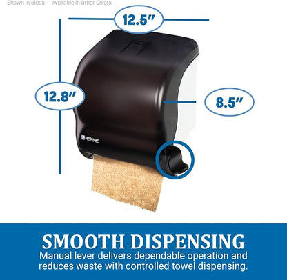 San Jamar Classic Element Paper Towel Dispenser Wall-Mounted Commercial Roll - Image 5