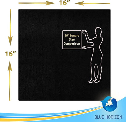 Blue Horizon Microfiber Cleaning Towels, Ultra Soft Plush Wash-Cloths, - Image 4