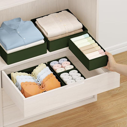 DIMJ Drawer Organizer Clothes 18 Pack - Image 3