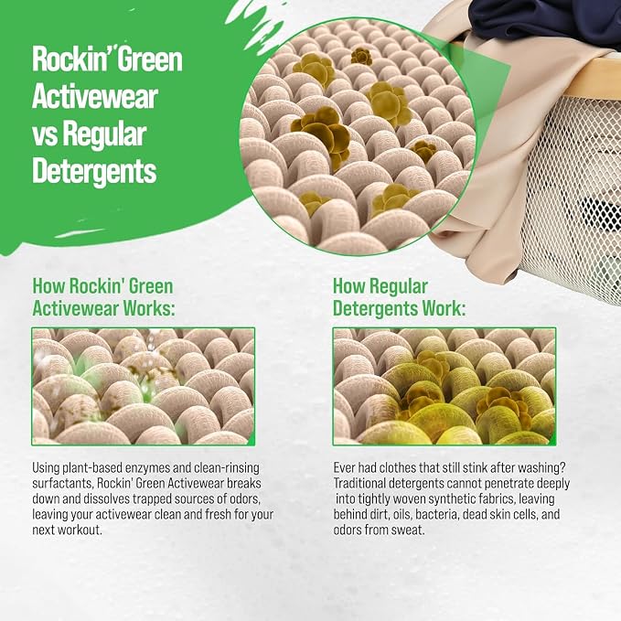 Rockin' Green Laundry Detergent, Plant based, All Natural Laundry Detergent - Image 7