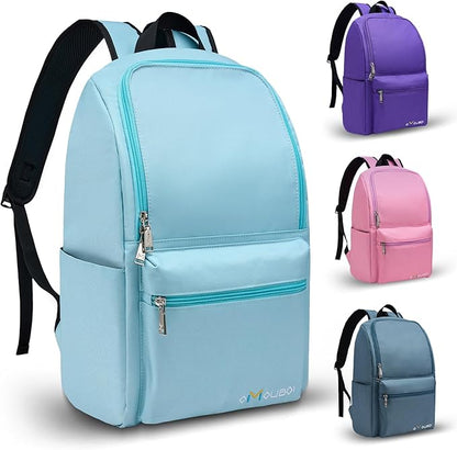 OMOUBOI Casual Daypacks Superbreak Backpack 14 inch Laptop Backpack for Women & Men Fits Tourism Business (Skyblue)