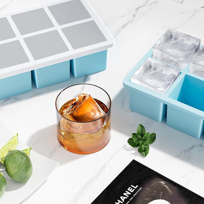 Large Ice Cube Tray for Whiskey: FDDBI Silicone Ice Cube Trays - Image 6