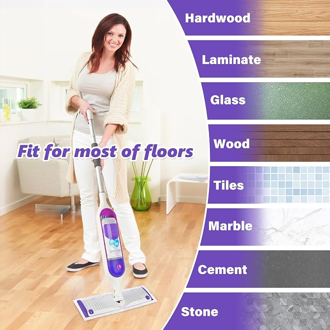 Mop Pads Refills for Swiffer Power Mop: 10 Pcs Wet Dry Disposable Pad for - Image 5