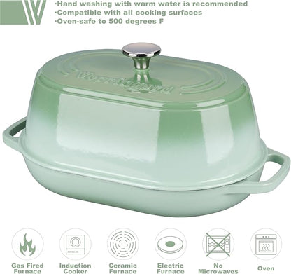VORRINGARD Enameled Cast Iron Dutch Oven Pot - Image 3