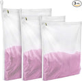 GOGOODA Delicates Laundry Bags, Fine Mesh Wash Bag for Lingerie, Underwear, Bra, Silk, Socks with Hanging Loop