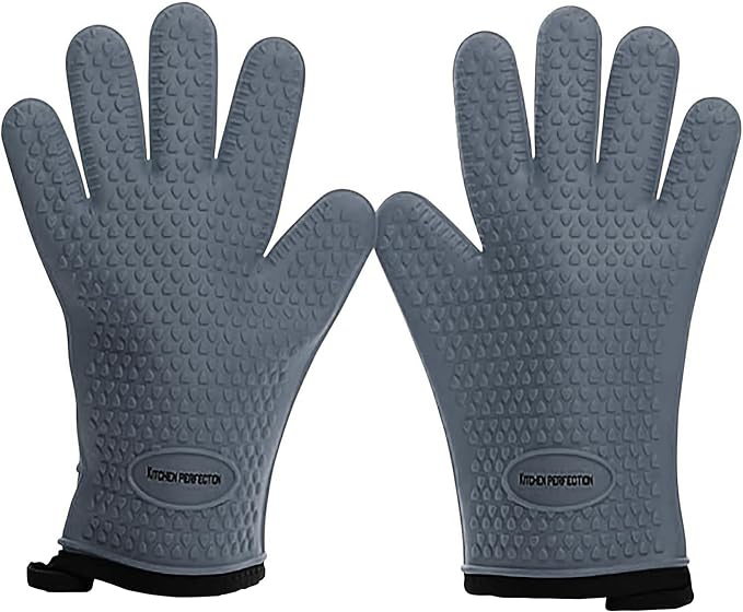 KITCHEN PERFECTION S Silicone Smoker Oven Gloves by Kitchenperfection