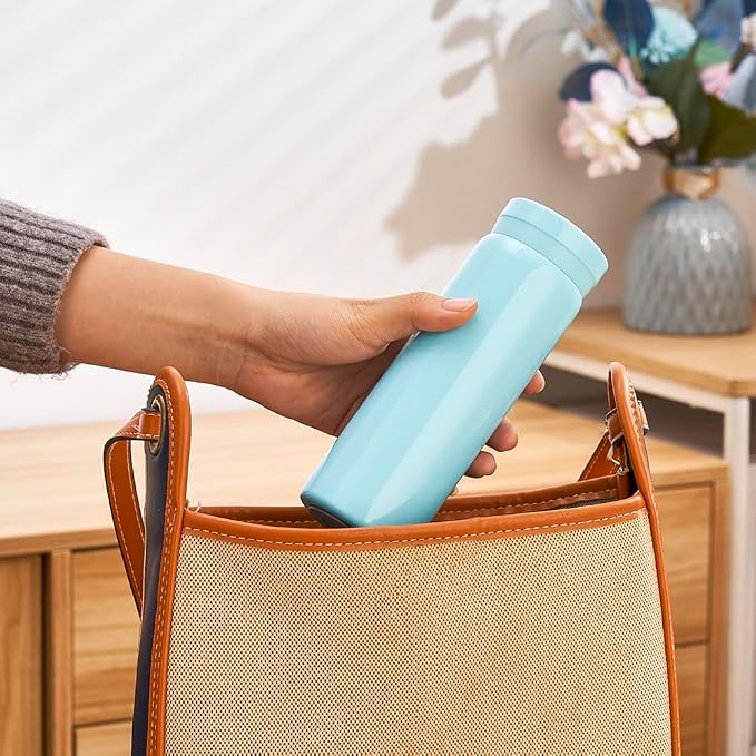 10oz Mini Water Bottle Stainless Steel Thermos Small Flask - Image 5