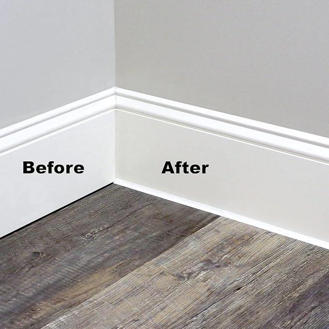 InstaTrim The Original Flexible Trim - 50ft Dark Brown 3/4" Wide Caulk Tape - Adhesive Trim with Many Uses Including Caulking for Bathtubs, Sinks, Counters, Tile, Floors - Made in USA