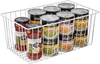 16inch Freezer Wire Storage Organizer Baskets, Household Refrigerator Bins - Image 4
