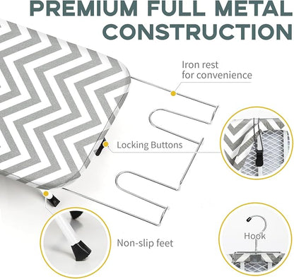 Folding Ironing Board for Small Space, RAINHOL Mini Collapsible Ironing Boards - Image 3