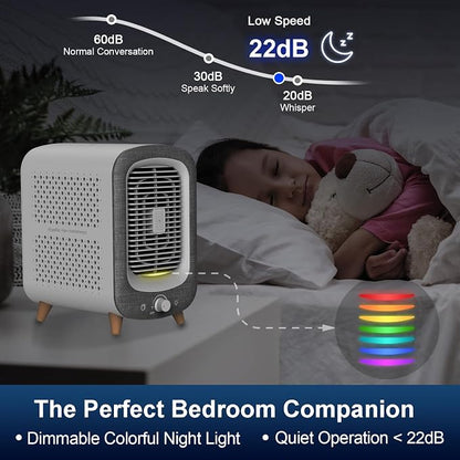 Jafanda Air Purifier for Home Bedroom 780sq ft, HEPA & Activated Carbon - Image 4
