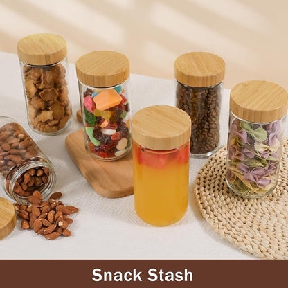 OcePor 6 Pack 24oz Glass Jars - Image 5