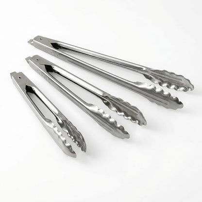EDLUND 3-Pack Tong Set – Commercial Grade Stainless Steel Tongs, Heavy Duty Grip by Unknown