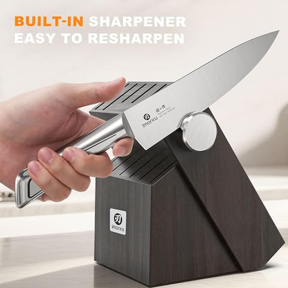 Knife Sets for Kitchen with Block imarku G14 Japanese Knife Set Stainless Steel - Image 5