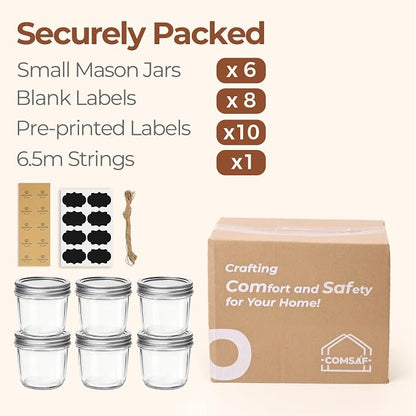 ComSaf Wide Mouth Mason Jars - Image 8