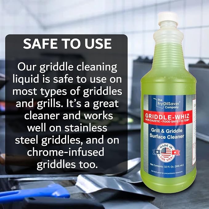 Griddle-Whiz Grill & Griddle Cleaner | Removes Grease, Food Residue, Burnt On - Image 3