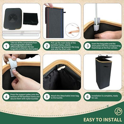 Recycling Bin for Kitchen 26 Gallon 100L Recycle Bin - Image 4