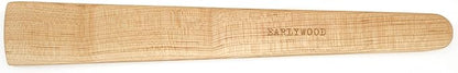 13 in Handmade Kitchen Cooking Utensil, Thin Dark Wood Saute Spatula, turning by Earlywood