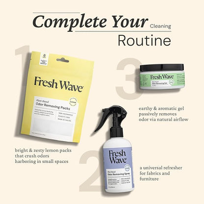Fresh Wave Lemon Odor Eliminating & Deodorizing Packs | Bag of 6 | Safer Odor - Image 6