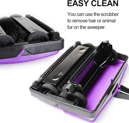 Yocada Carpet Sweeper Cleaner for Home Office Low&Undercoat Carpets Rugs Pet - Image 4